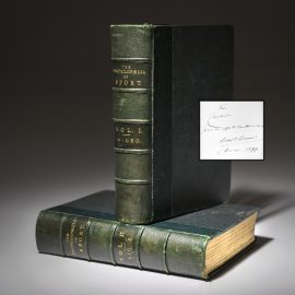 First edition of The Encyclopaedia of Sport, signed by King Edward VII.